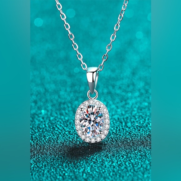 Be The One 1 Carat Moissanite Pendant Necklace - Picture 1 of 6